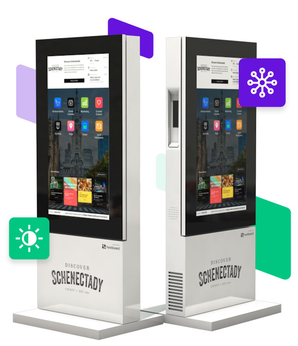 outdoor touch screen kiosks