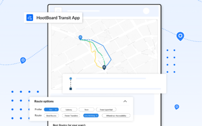 Introducing the latest update HootBoard Transit App