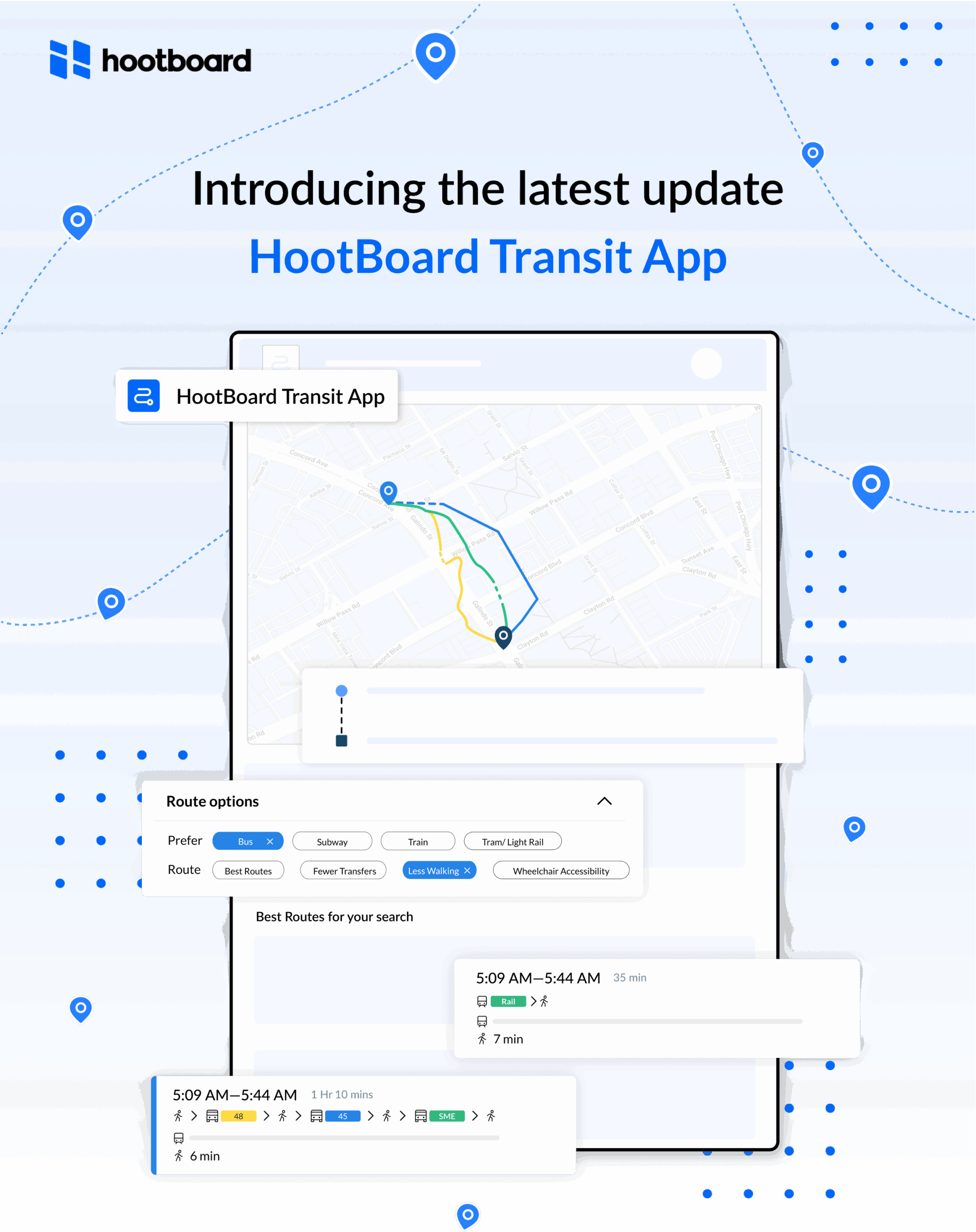 HootBoard Transit App