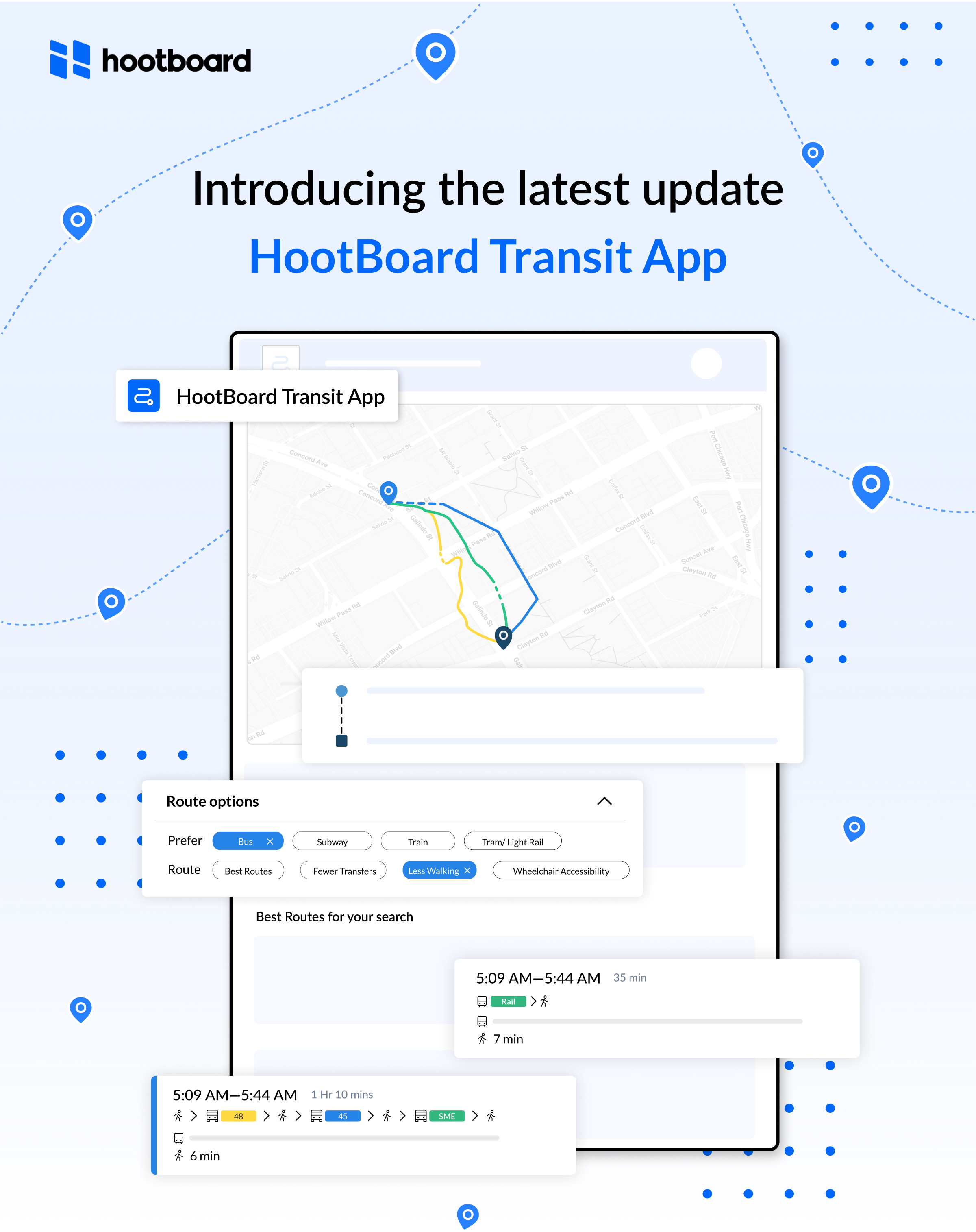 HootBoard Transit App