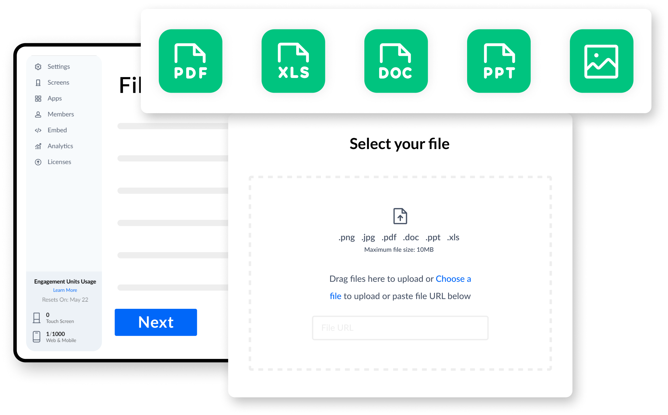 HootBoard File App: Types of Files