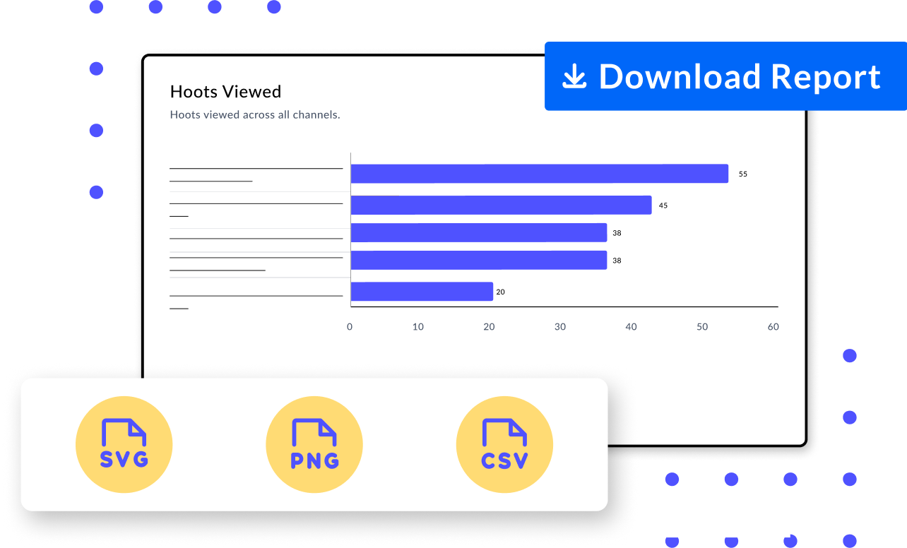 Type of HootBoard analytics download