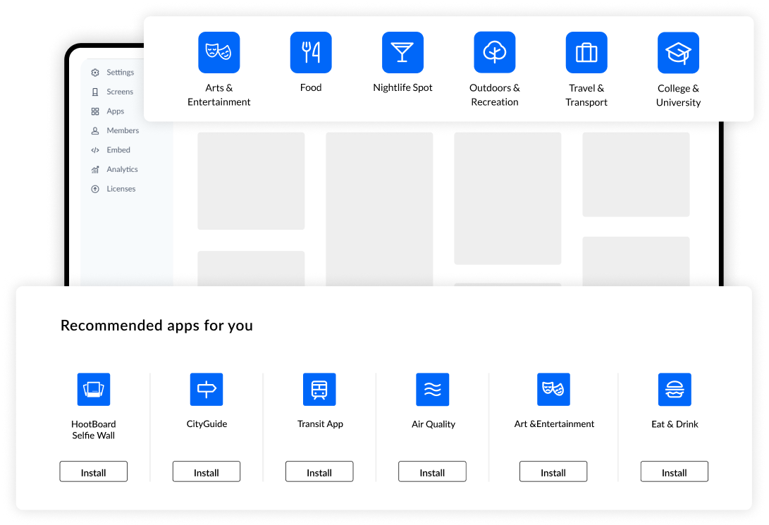 HootBoard CityGuide: Snapshots