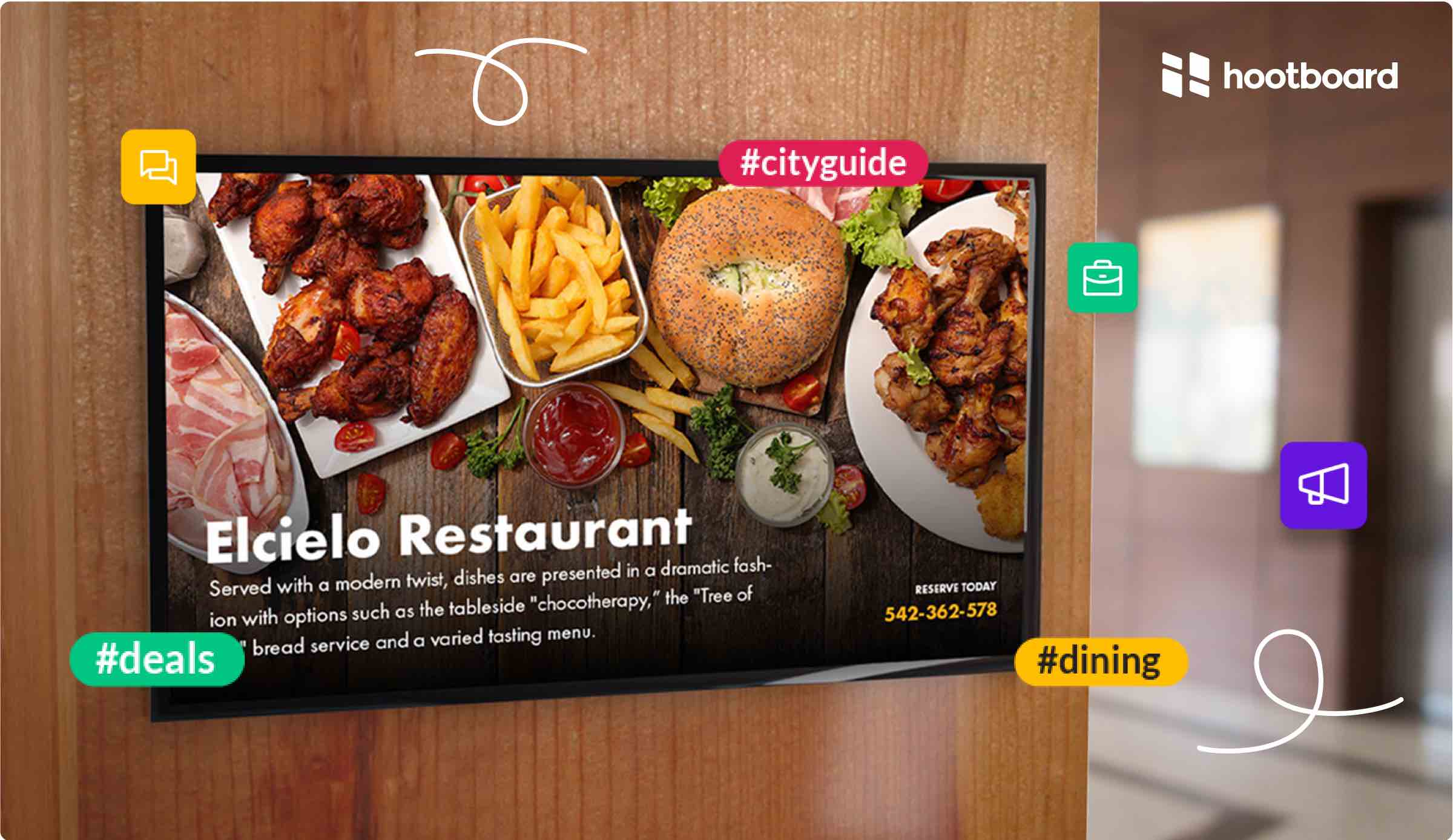 using digital signage for restaurant