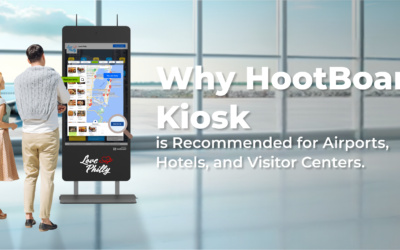 Why HootBoard Kiosk is Recommended for Airports, Hotels, and Visitor Centers